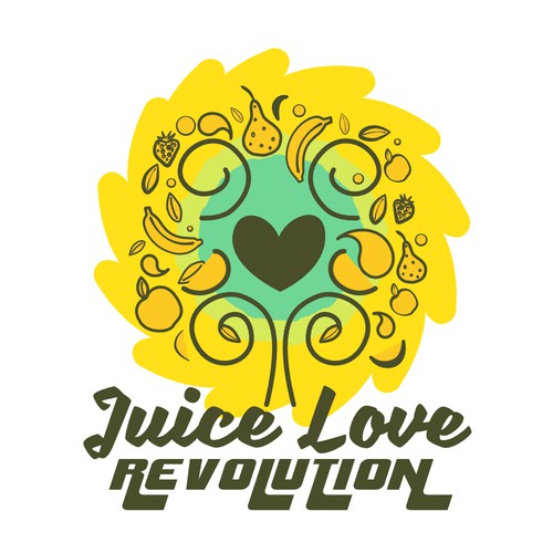 Colorful logo for packaging