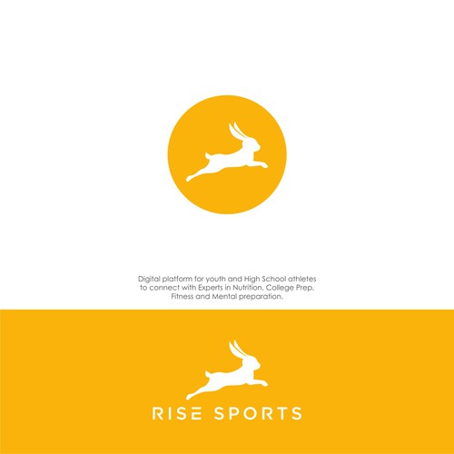 Bold logo concept for Rise Sports.