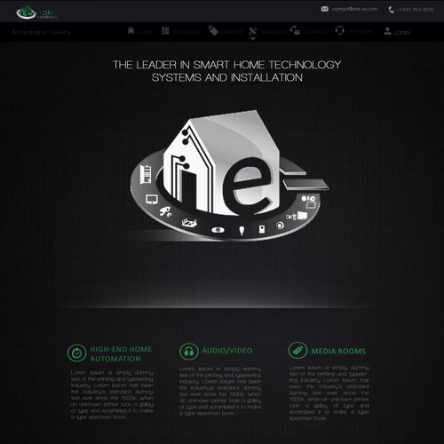 Home page design - Automation