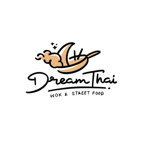 DreamThai Handwritting Logo
