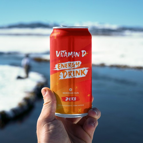Vitamin D Energy Drink Can
