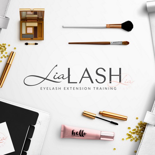 LiaLash - Wordmark Logo Design
