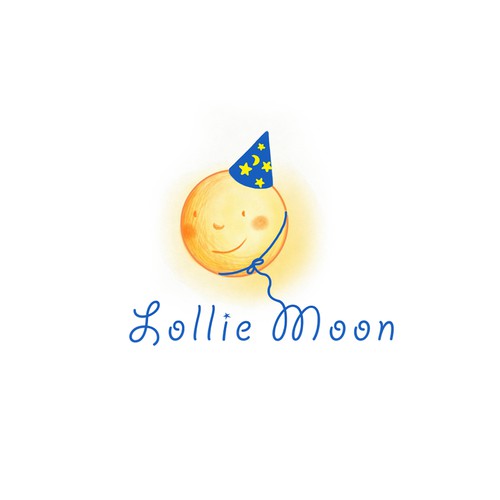 Lollie moon logo design
