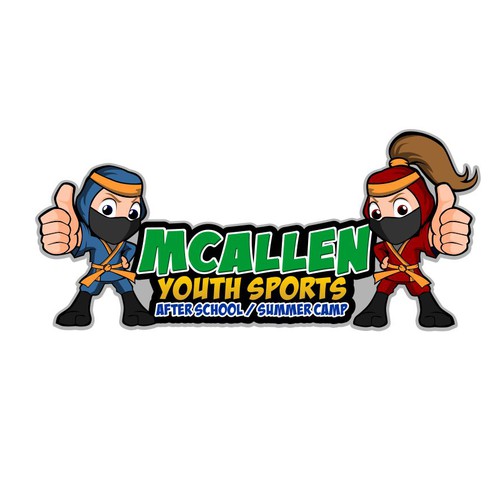 logo concept for kids summer camp