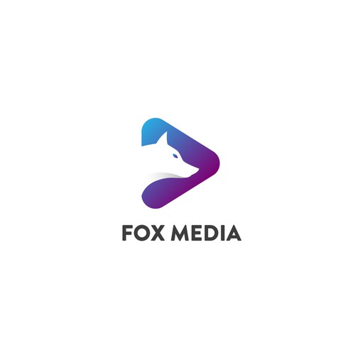 modern logo design for Fox Media