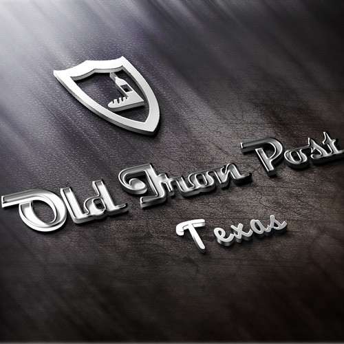 Create a logo for a restaurant & bar ("Old Iron Post") located in a historic downtown location.