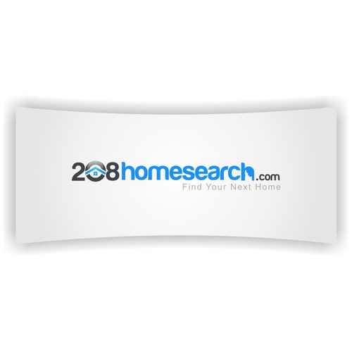 Badass, simple, clean logo for 208homesearch.com