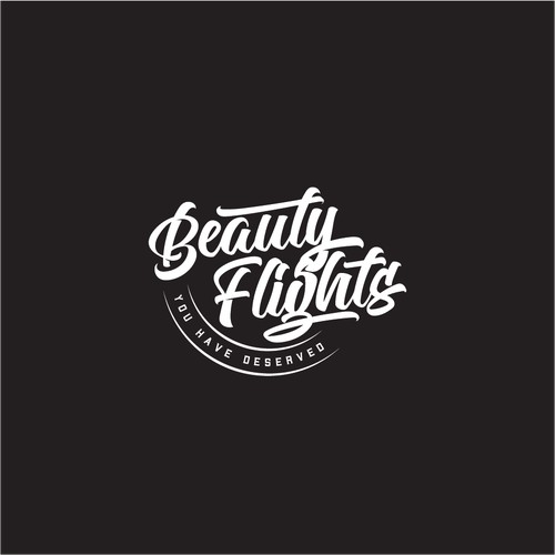Beauty flights lettering