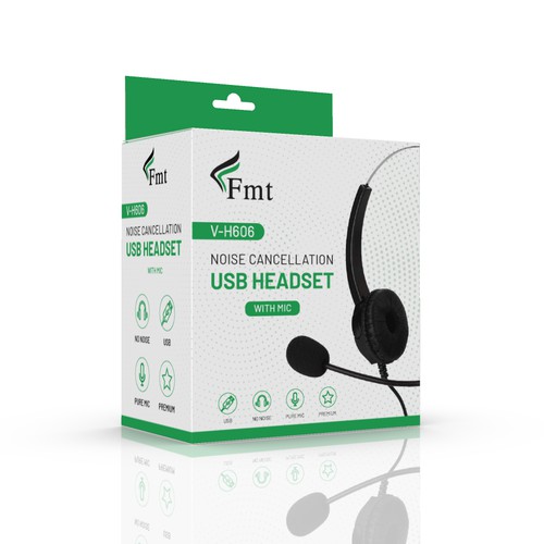 Packaging design for USB Headphone