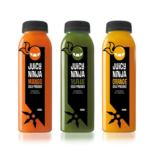 Themed logo for fruit juice