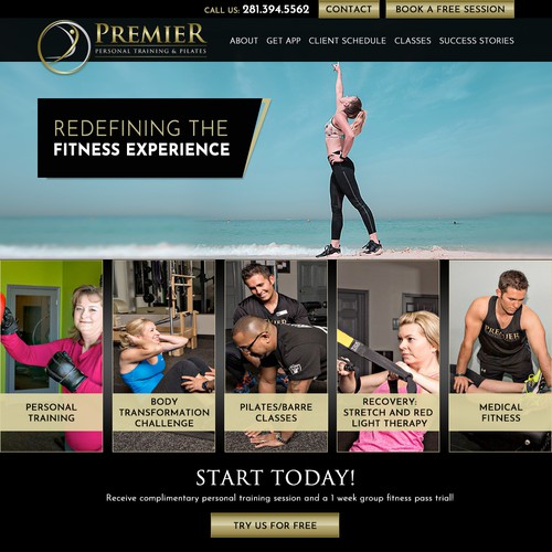 Fitness Web Design