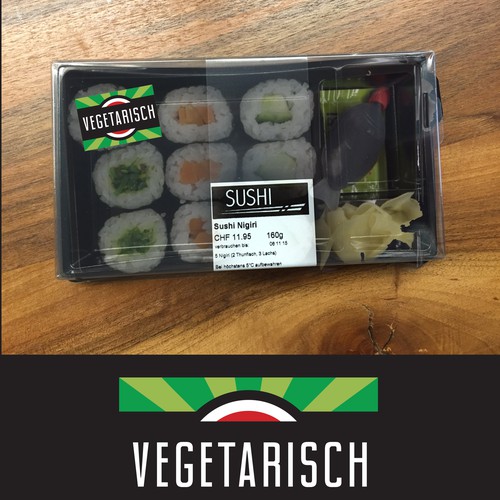 Sushi Sticker Design