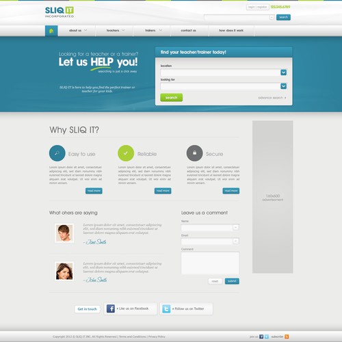SLIQ IT Inc. needs a new website design