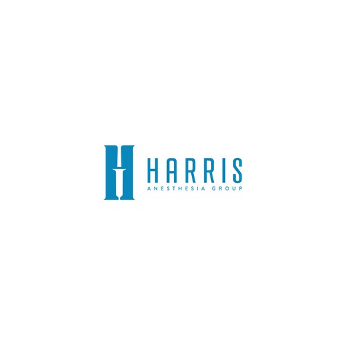 Bold logo concept for "Harris Anesthesia Group"