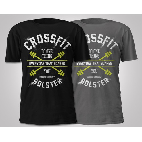 CrossFit Bolster Catchy T-Shirt Design!