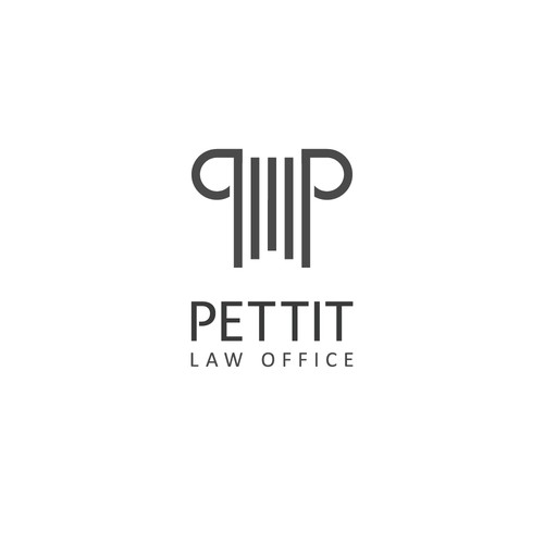 Logo concept for a law office