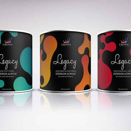 Crown Legacy paint labels