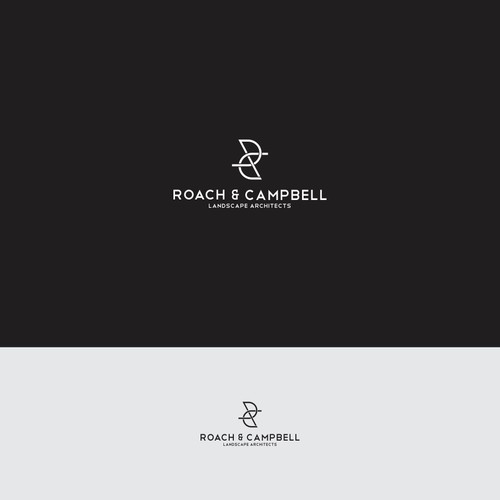 Roach Campbell landscape architecture logo design