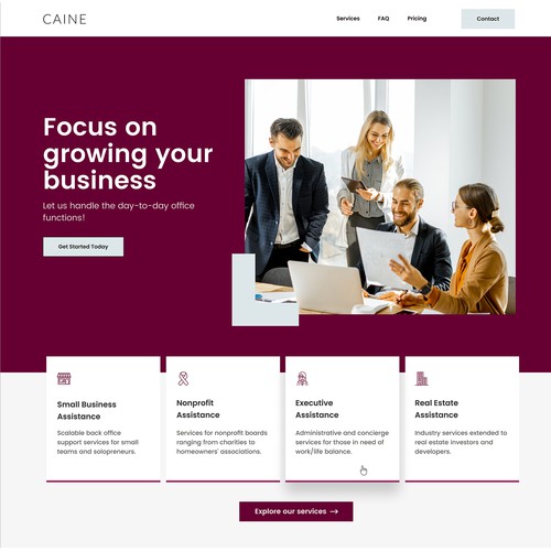 Modern Website for an Agency