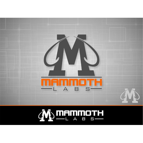 Create the next logo and business card for Mammoth Labs