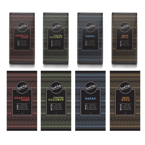 Packaging design for Sweet Eats Artisan Chocolate