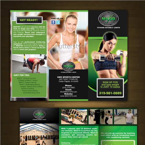 New brochure design wanted for MAX10 Bodyshaping