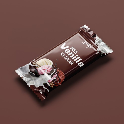 vanilla ice cream packaging 