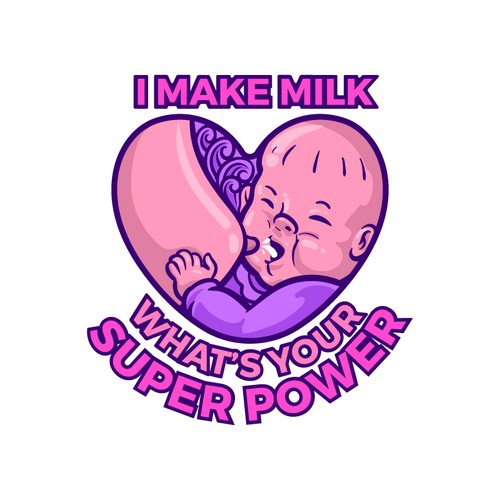 Breast feeding illustration 