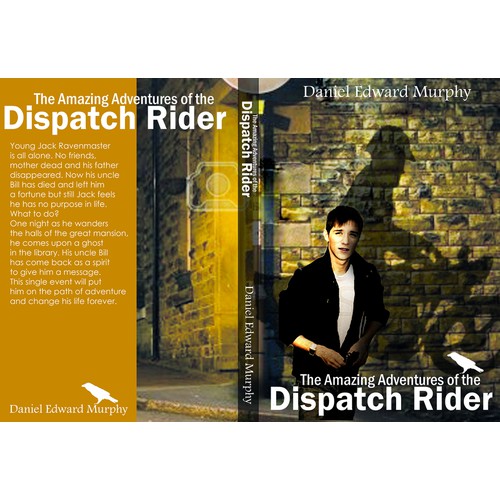 Design a book cover for The Amazing Adventures of the Dispatch Rider