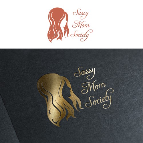 Elegant logo concept for Sassy Mom.