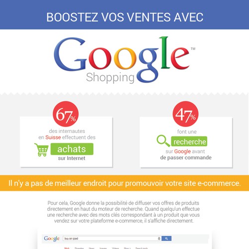 Promote Google Shopping in a newsletter !