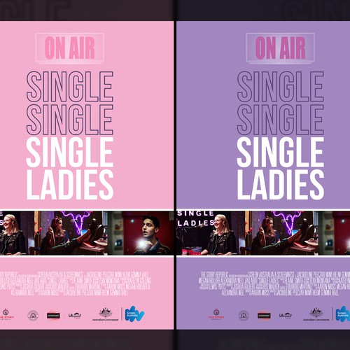 Single Ladies Poster Design