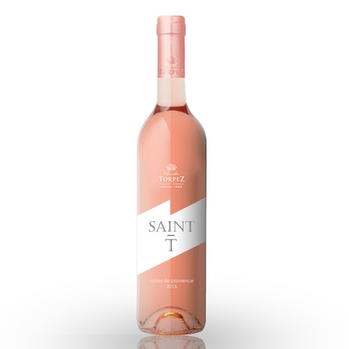 elegant design for rose wine