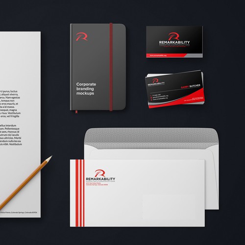 Business Card - Letterhead - Envelope for REMARKABILITY