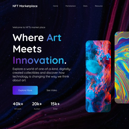 NFT Landing Page