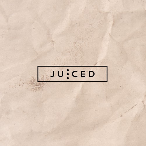Organic juice bar logo