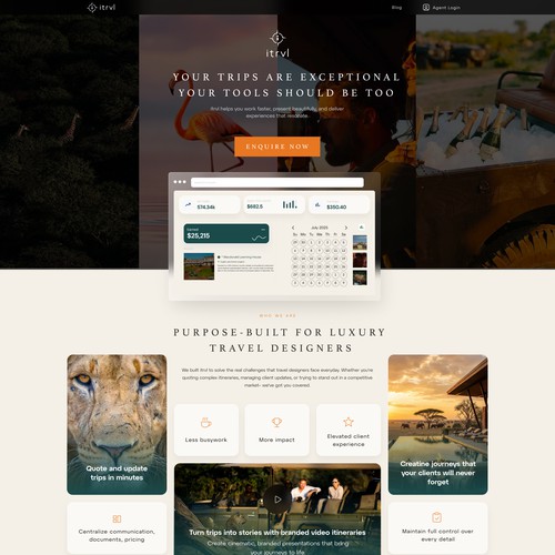 B2B SaaS platform for luxury travel agencies