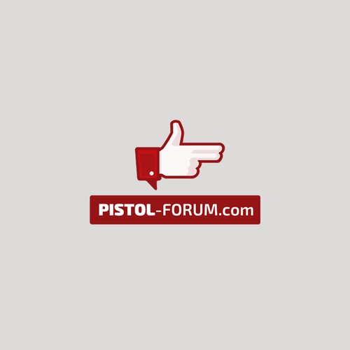 Create a cool new logo for pistol-forum.com