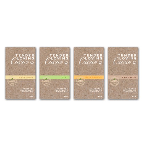 Raw Organic Chocolate Packaging