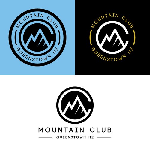 Logo concept for a bespoke mountain club