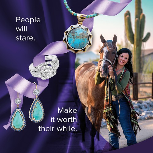 magazine advertisement for a jewelry business