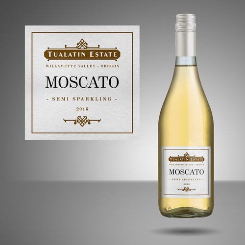 Wine bottle label