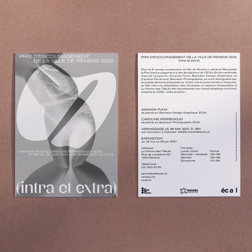 Art Exhibition Flyer - Intra et Extra
