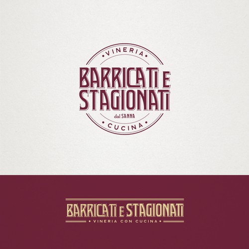 Barricati e Stagionati - logo design 