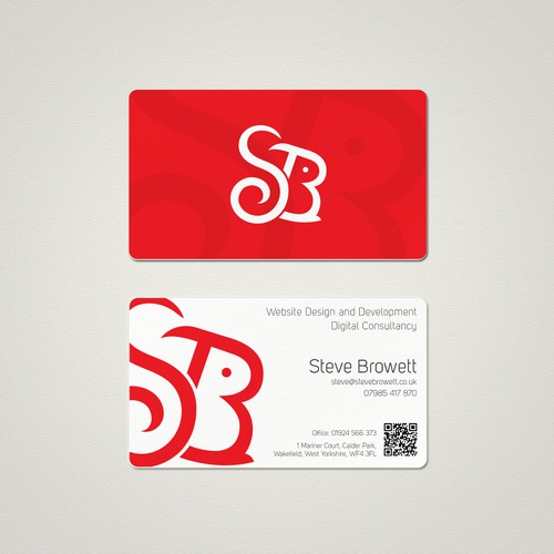 Personal identity and business cards for "Steve Browett"