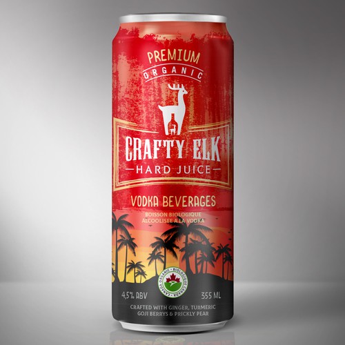 Organic Crafty Elk Vodka 