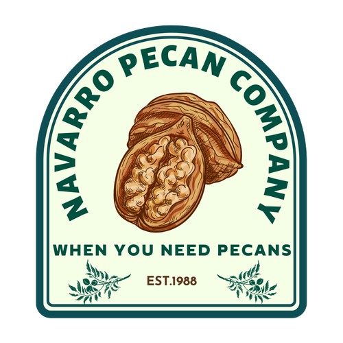 Logo for pecan company