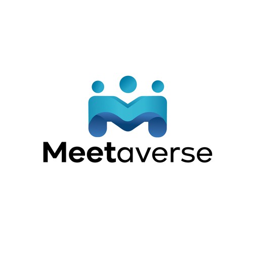 3D logo concept for Corporate b2b metaverse platform