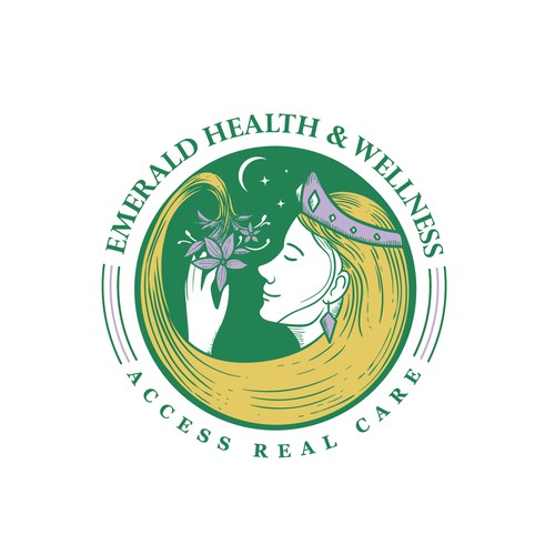 Unique logo for "Emerald Health and Wellness"