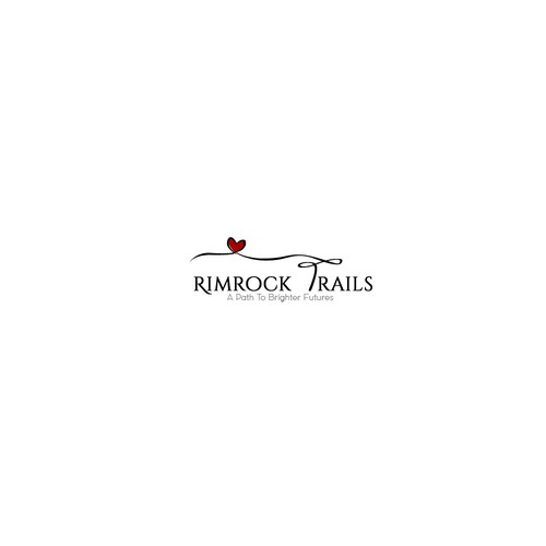 Simple and lovely Rimrock Trails logo.